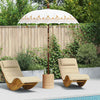 Vidaxl Ombrellone balinese crema 185 x 185 x 260 cm