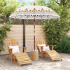 Vidaxl Ombrellone balinese crema 215 x 215 x 260 cm