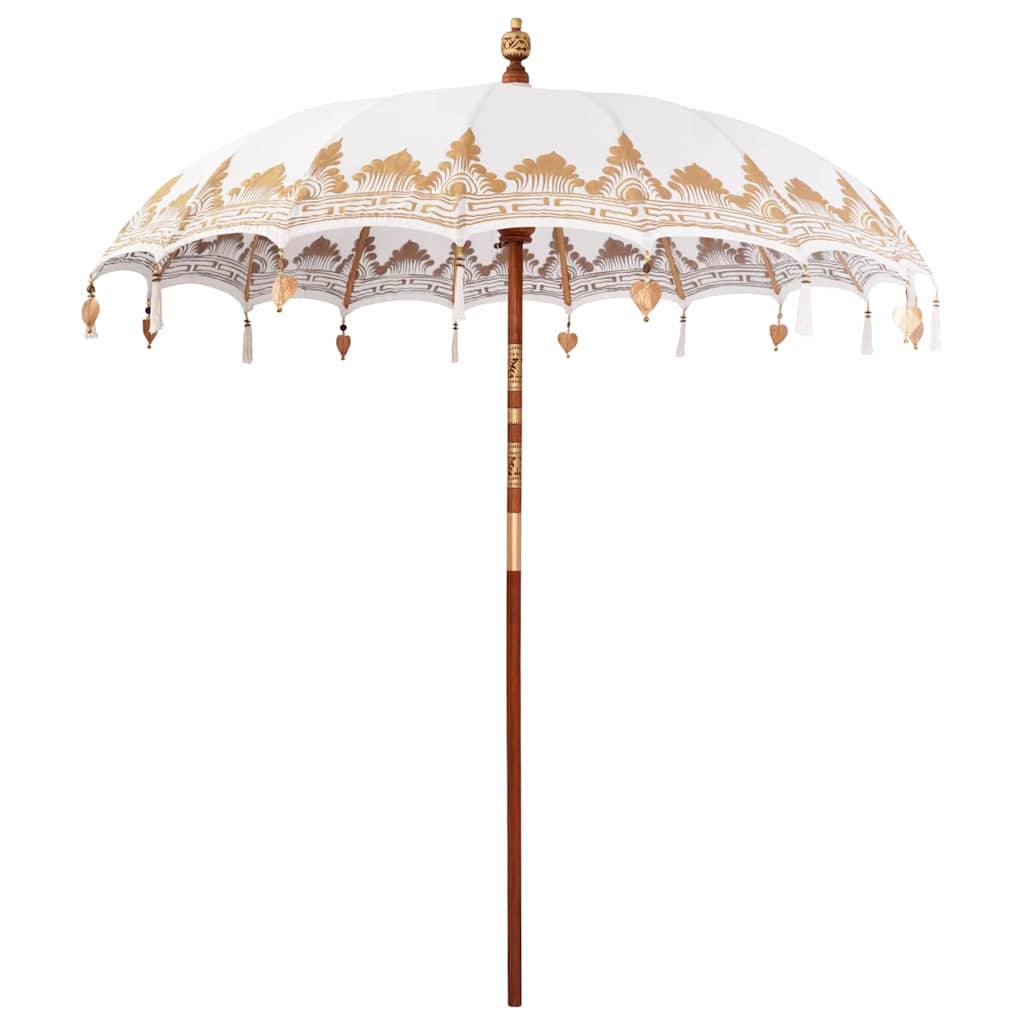 Vidaxl Sombrilla Balinesa Crema 215 x 215 x 260 cm