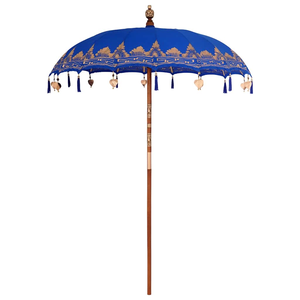 Vidaxl Sombrilla Balinesa Azul 185 x 185 x 260 cm