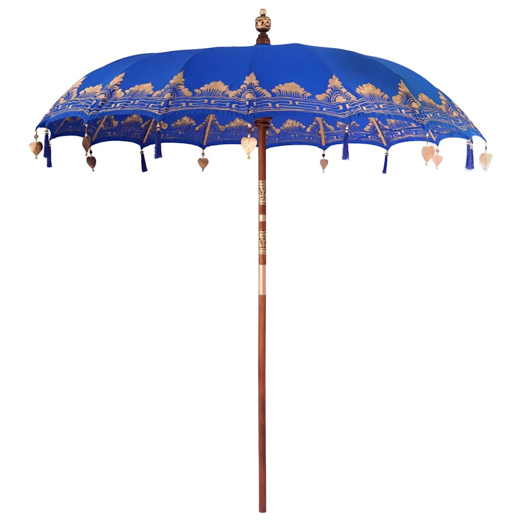 Ombrellone balinese Vidaxl blu 215 x 215 x 260 cm