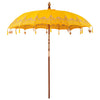 Vidaxl balinese parasol geel 215 x 215 x 260 cm