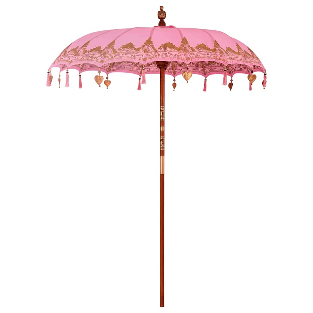 Vidaxl Sombrilla Balinesa Rosa 185 x 185 x 260 cm