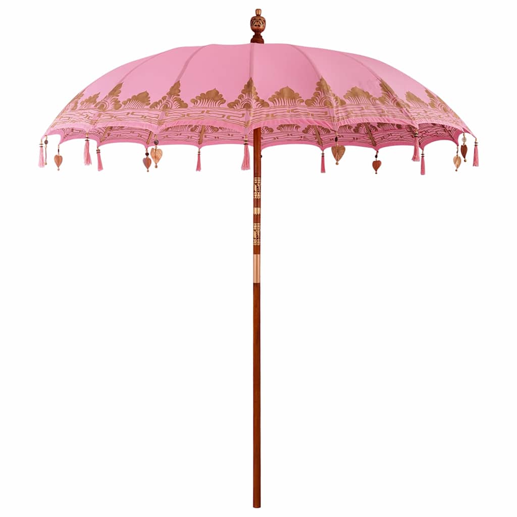 Vidaxl Sombrilla Balinesa Rosa 215 x 215 x 260 cm