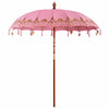 Vidaxl balinese parasol roze 215 x 215 x 260 cm