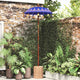 Ombrellone balinese Vidaxl blu 125 x 125 x 260 cm
