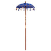 Ombrellone balinese Vidaxl blu 125 x 125 x 260 cm