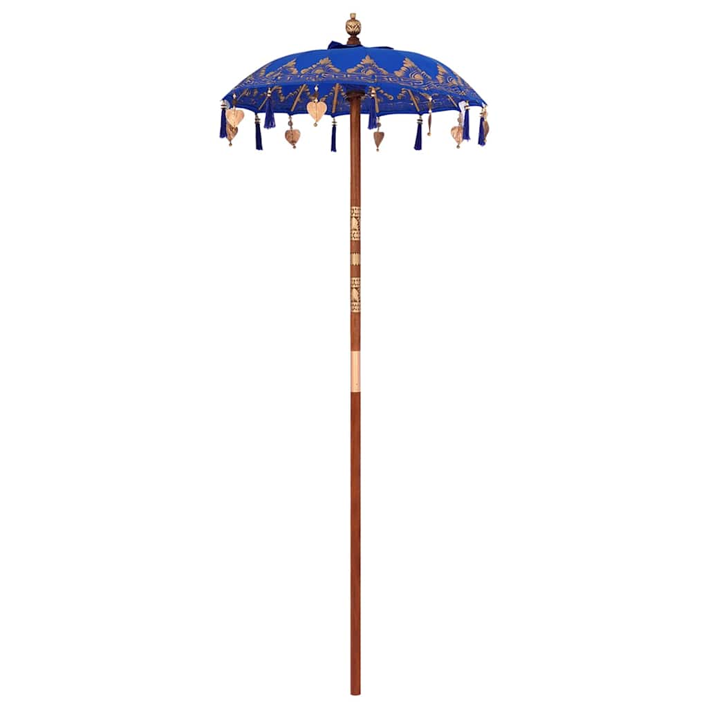 Ombrellone balinese Vidaxl blu 125 x 125 x 260 cm