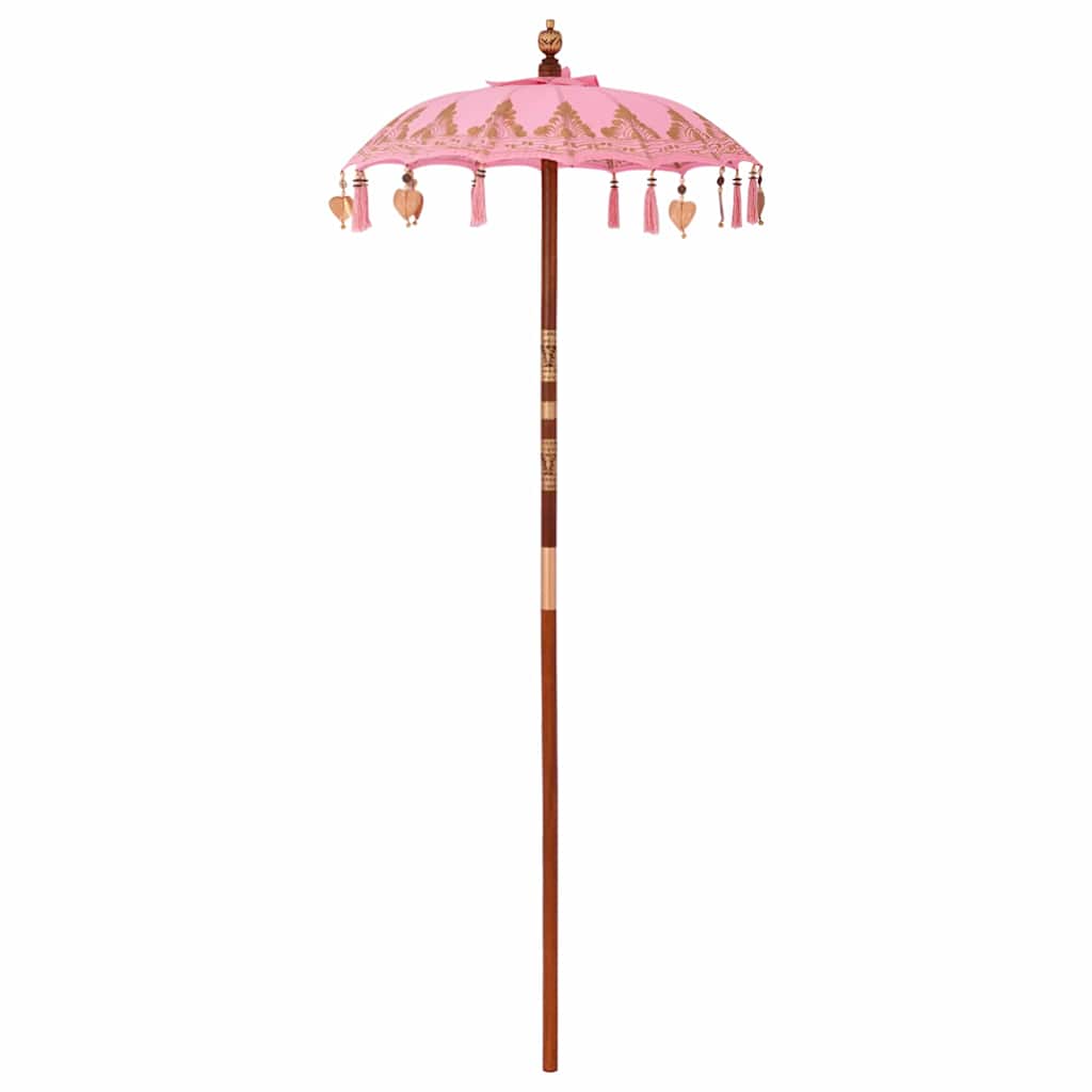Ombrellone balinese Vidaxl rosa 125 x 125 x 260 cm
