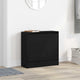 Scarpiera Vidaxx con ripiano rovere nero 60 x 21 x 57 cm in MDF