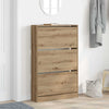 Vidaxx zapatero artesanal roble 80 x 21 x 125,5 cm madera artesanal