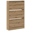 Vidaxx zapatero artesanal roble 80 x 21 x 125,5 cm madera artesanal