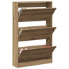 Vidaxx zapatero artesanal roble 80 x 21 x 125,5 cm madera artesanal
