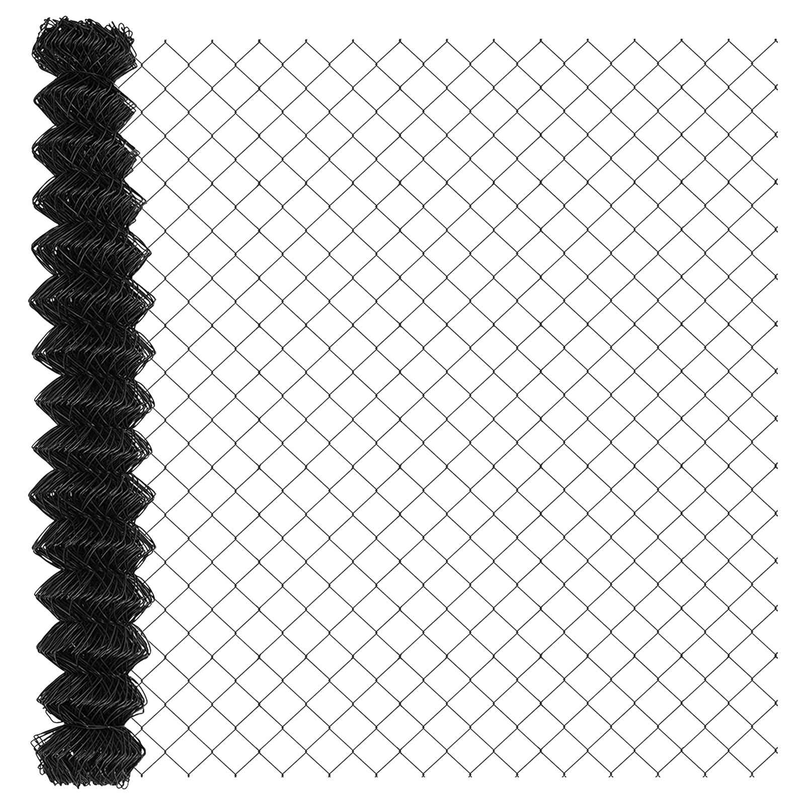 Valla de alambre vidaxl gris 10 x 1,5 m acero