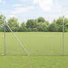 Recinzione a catena Vidaxl argento 10 x 1,6 m in acciaio zincato