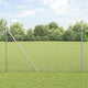 Recinzione a catena Vidaxl argento 10 x 1,6 m in acciaio zincato