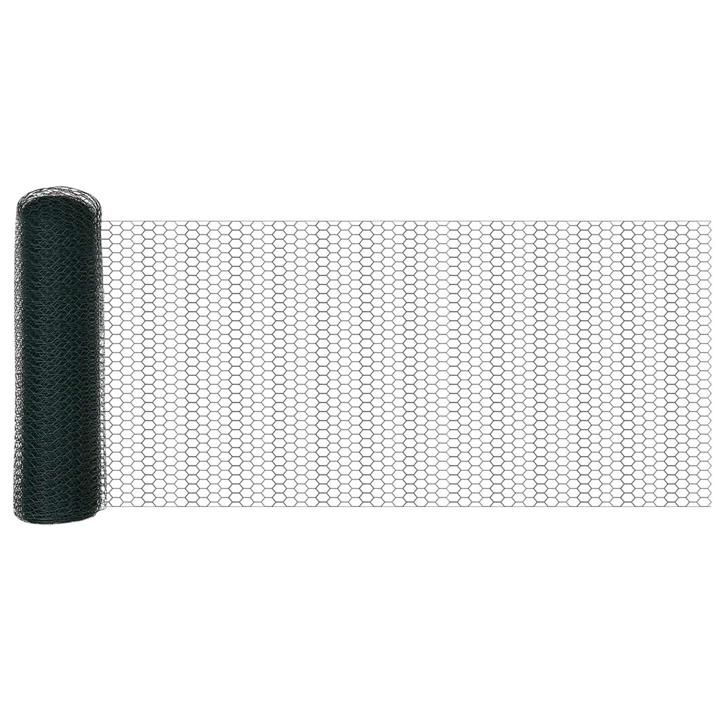Valla hexagonal VidaXL verde 0,5 x 10 m PVC