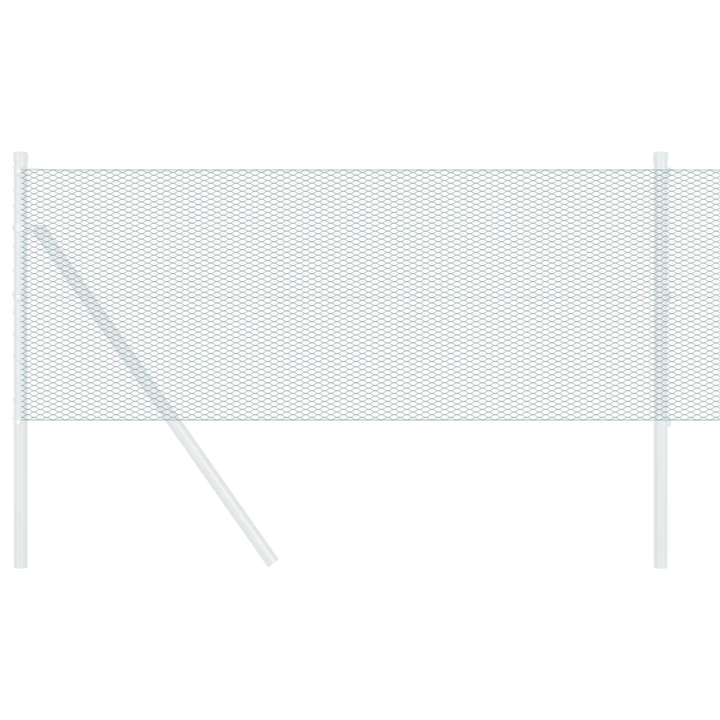 Valla hexagonal VidaXL verde 0,6 x 10 m PVC