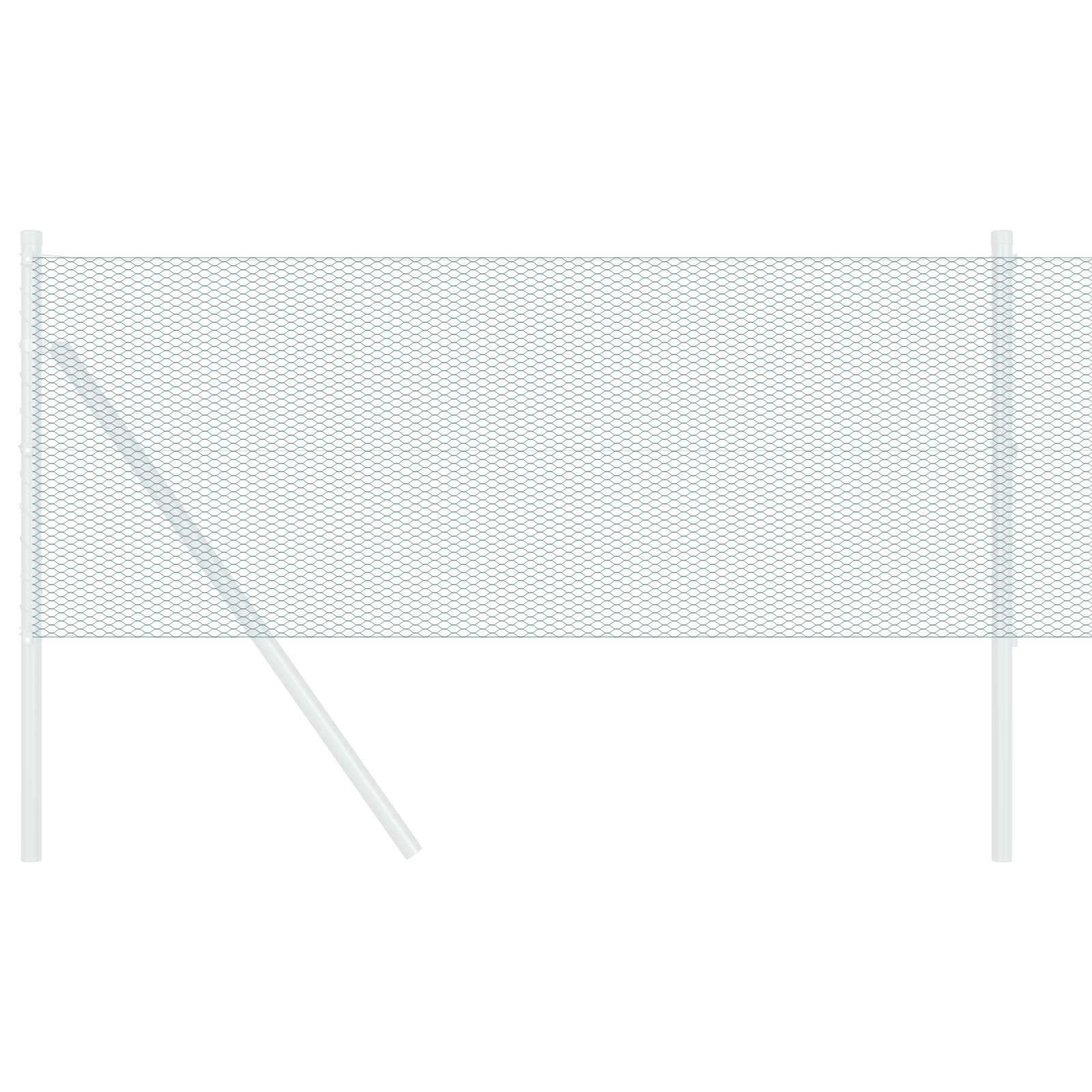 Vidaxl hexagon hek groen 0,6 x 10 m pvc