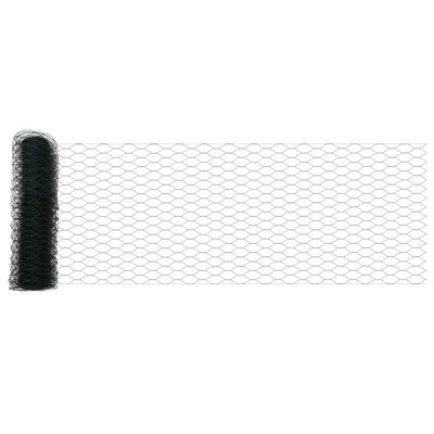 Valla hexagonal VidaXL verde 0,8 x 10 m PVC