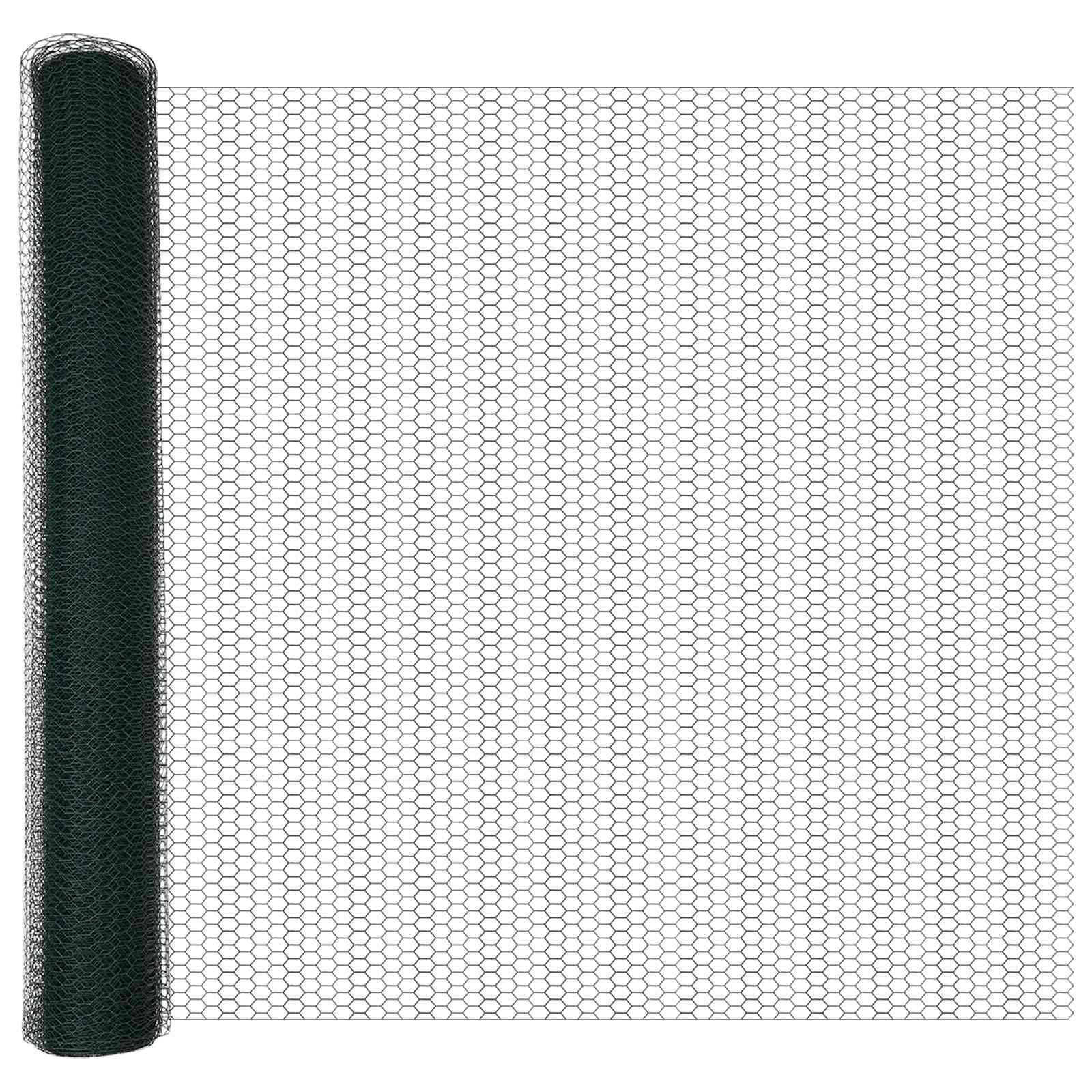 Valla hexagonal VidaXL verde 1,2 x 10 m PVC