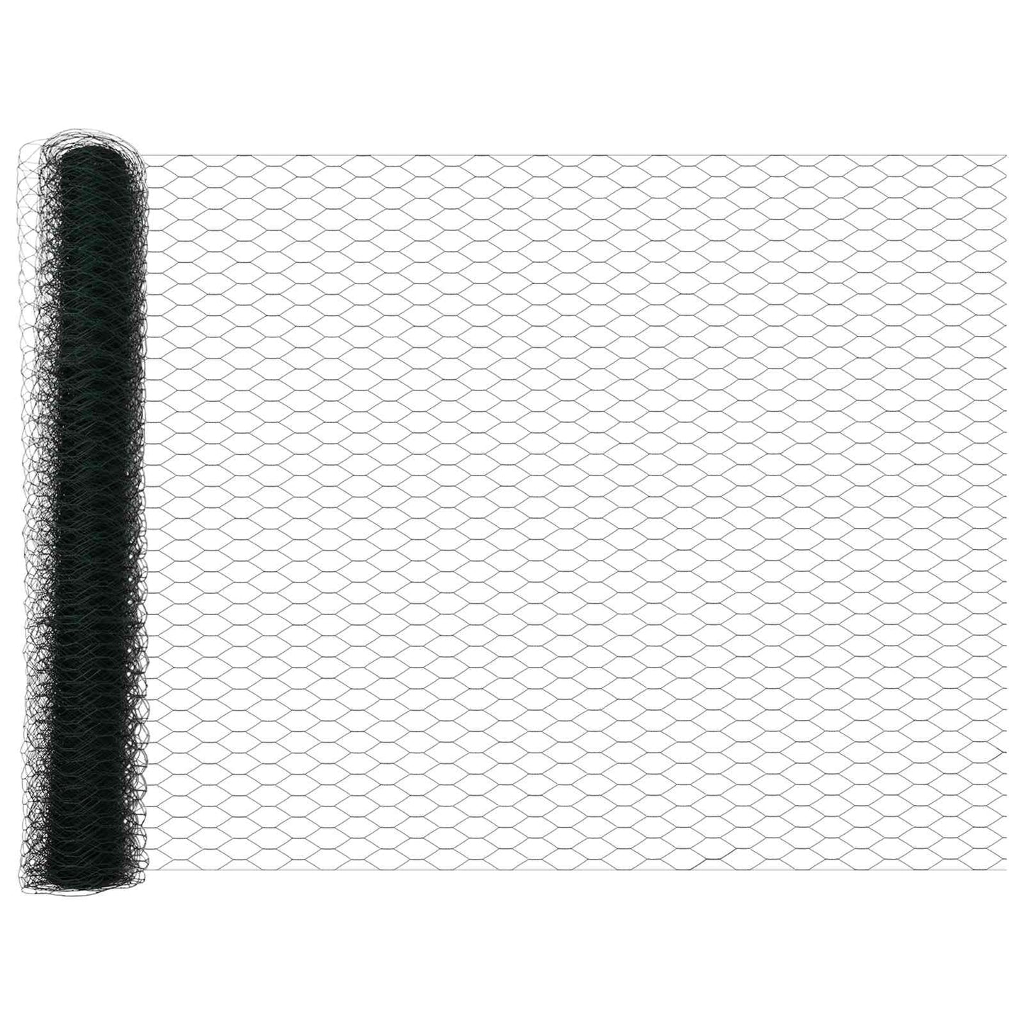Valla hexagonal VidaXL verde 1,2 x 10 m PVC