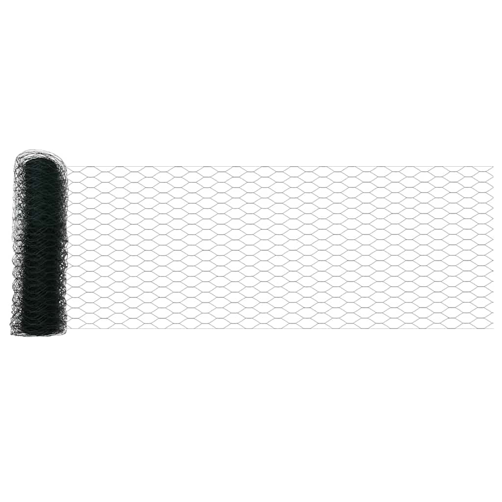 Valla hexagonal VidaXL verde 0,4 x 25 m PVC