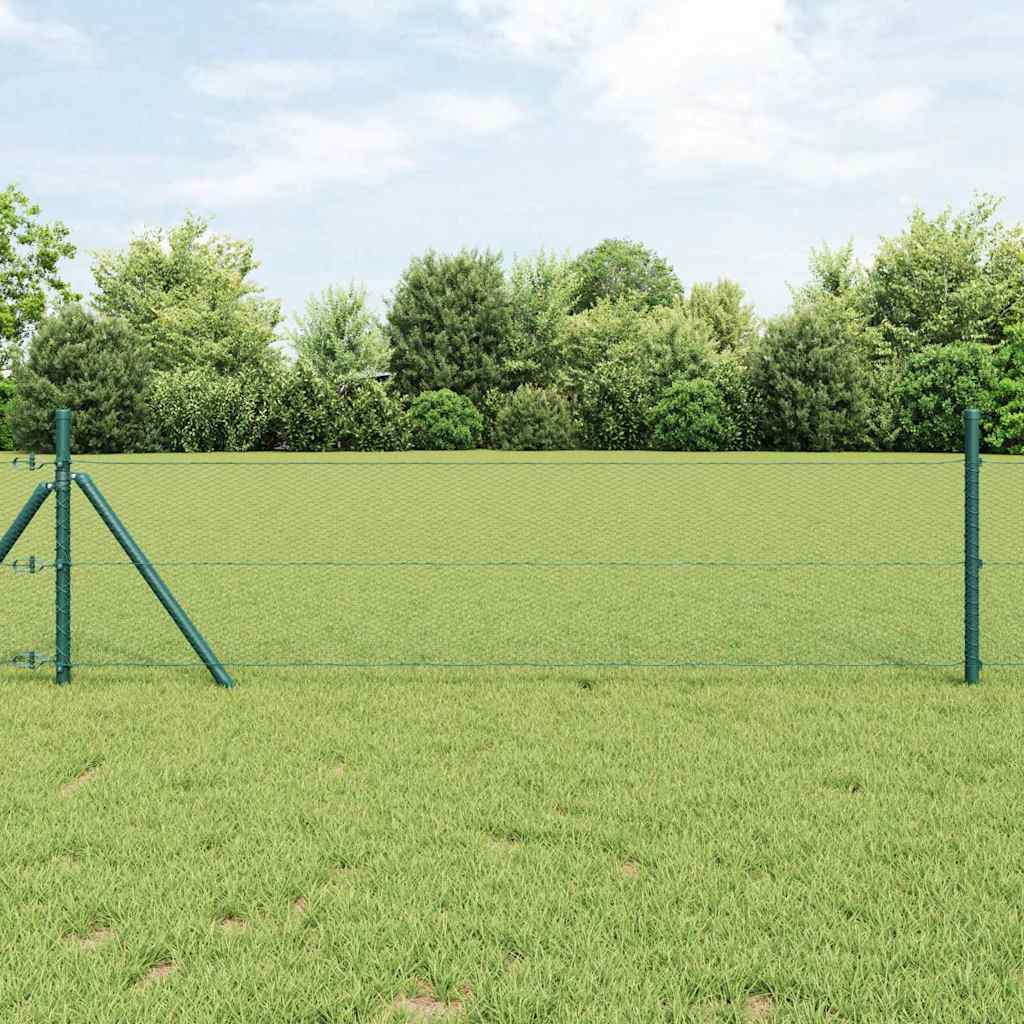 Valla hexagonal VidaXL verde 0,6 x 25 m PVC