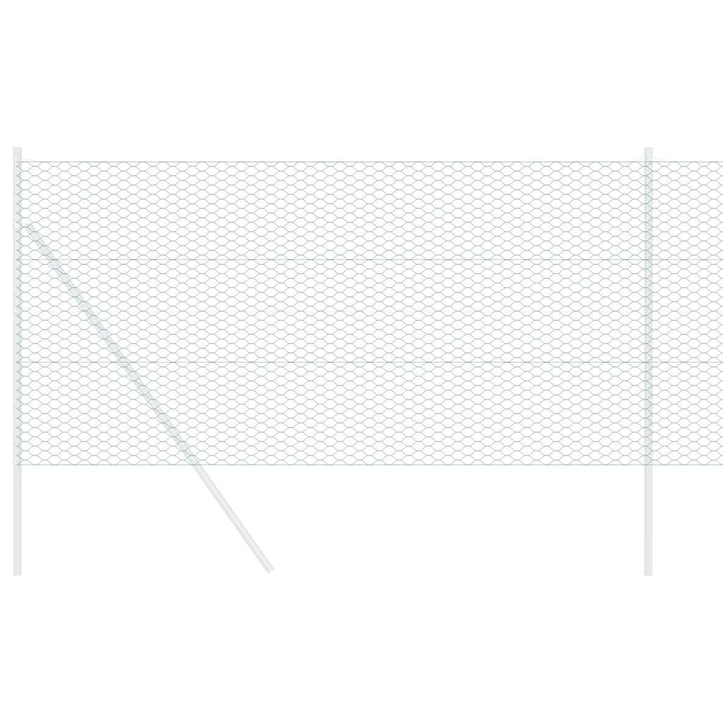 Valla hexagonal Vidaxx verde 1,4 x 25 m PVC