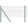 Vidaxl hexagon hek groen 0,6 x 50 m pvc