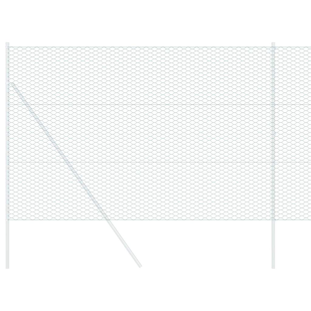 Valla hexagonal VidaXL verde 1,5 x 50 m PVC