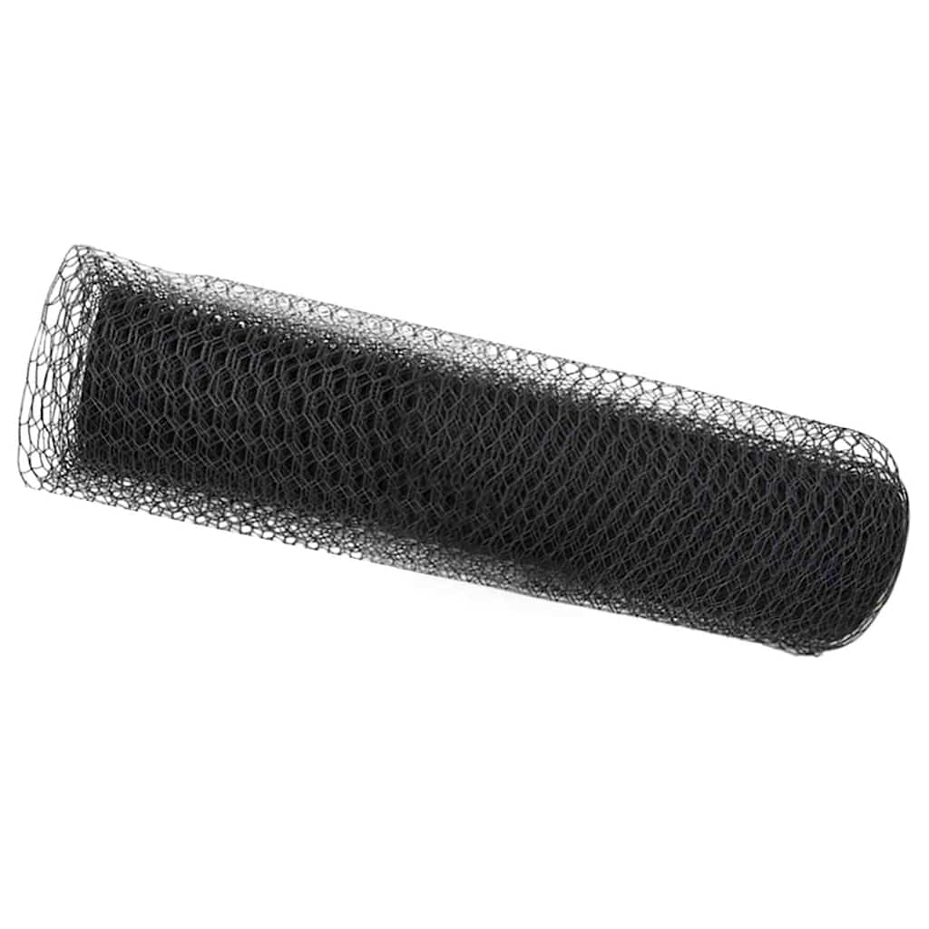 Valla hexagonal VidaXL gris 0,4 x 50 m PVC