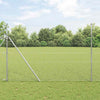 Vidaxl hexagon hek zilver 1,5 x 10 m gegalvaniseerd staal