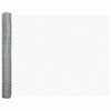 Vidaxl hexagon hek zilver 1,4 x 50 m gegalvaniseerd staal