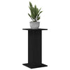 Supporto per piante Vidaxxl 2 pezzi rovere nero 30 x 30 x 60 cm in legno composito
