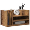 Vidaxl bureau organizer oudhout 44,5 x 24 x 25 cm bewerkt hout