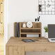 Organizer da scrivania Vidaxx rovere nero 44,5 x 24 x 25 cm rifinito in legno