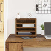 Vidaxx organizer da scrivania in legno vecchio 36 x 26 x 29,5 cm in legno lavorato