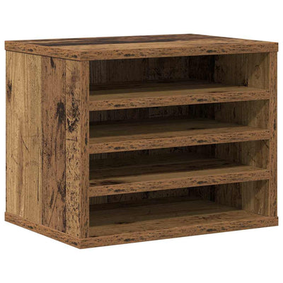 Vidaxx organizador de escritorio madera vieja 36 x 26 x 29,5 cm madera procesada