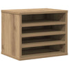 Vidaxx organizador de escritorio roble artesanal 36 x 26 x 29,5 cm madera procesada