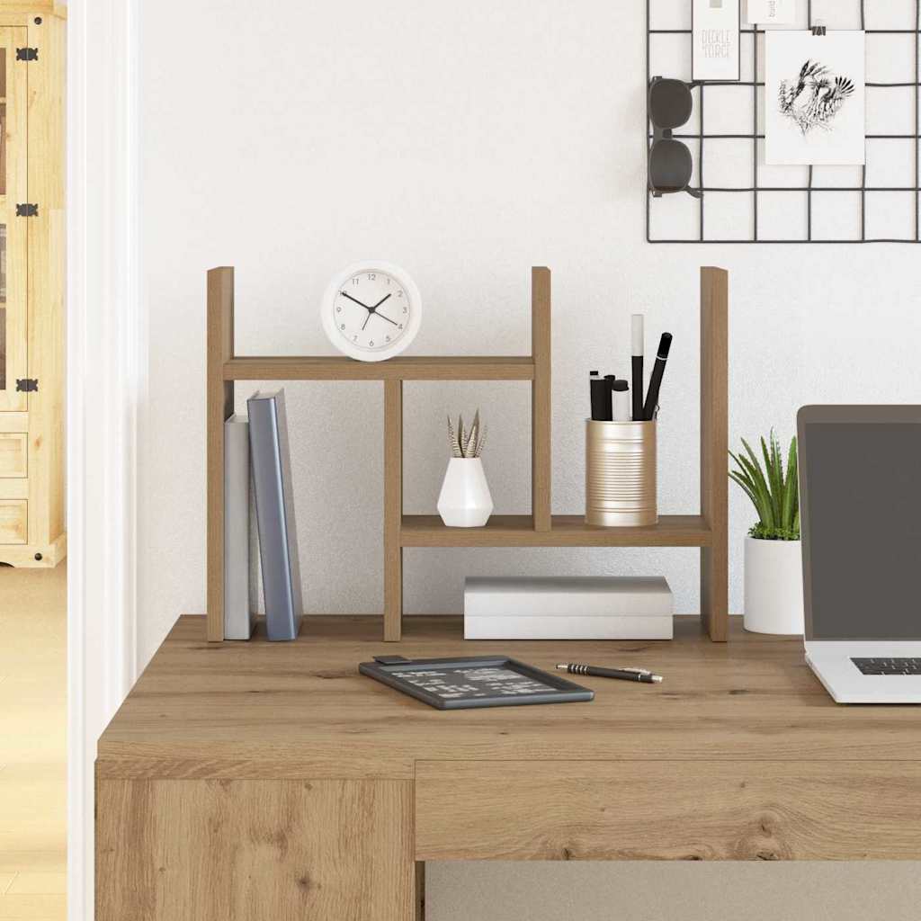 Organizer da scrivania Vidaxx rovere artigianale 34,5 x 15,5 x 35,5 cm