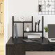 Organizer da scrivania Vidaxxl rovere nero 34,5 x 15,5 x 35,5 cm derivati del legno