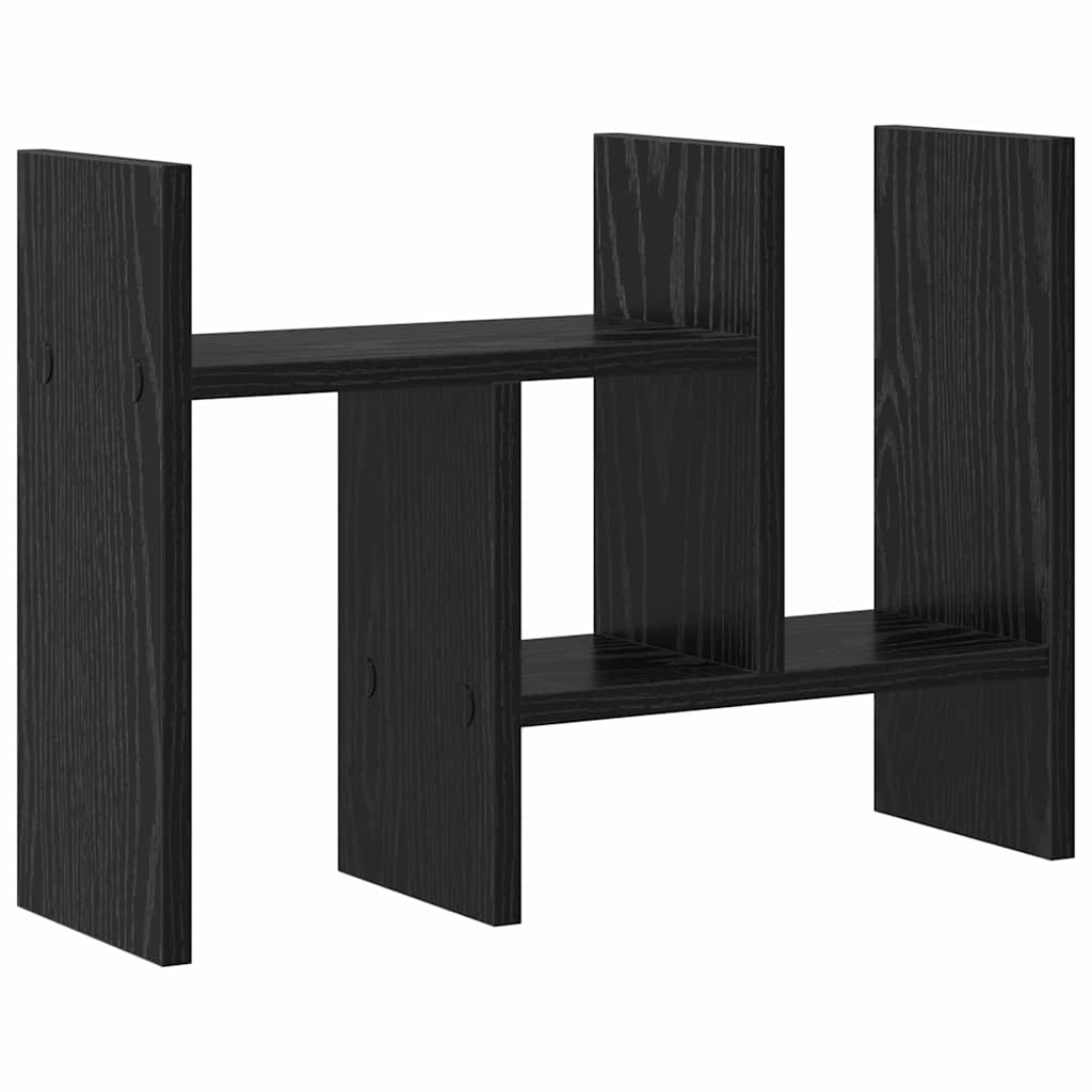 Organizer da scrivania Vidaxxl rovere nero 34,5 x 15,5 x 35,5 cm derivati del legno
