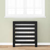 Vidaxl radiatorafdekking zwart eiken 78 x 20 x 82 cm bewerkt hout