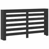 Vidaxx cubierta para radiador roble negro 149 x 20 x 82 cm madera contrachapada