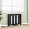 Vidaxxl cubierta para radiador roble negro 104 x 20 x 82 cm madera contrachapada