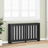 Vidaxx cubierta para radiador roble negro 149 x 20 x 82 cm madera contrachapada