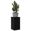 Supporto per piante Vidaxxl 2 pezzi rovere nero 10 x 10 x 18 cm in legno composito