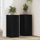 Supporto per piante Vidaxx 2 pezzi rovere nero 30 x 30 x 70 cm in legno composito