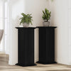 Supporto per piante Vidaxx rovere nero 33 x 33 x 80 cm in legno composito
